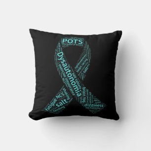 Dysautonomia Awareness T-shirt - Turquise Ribbon Kudde