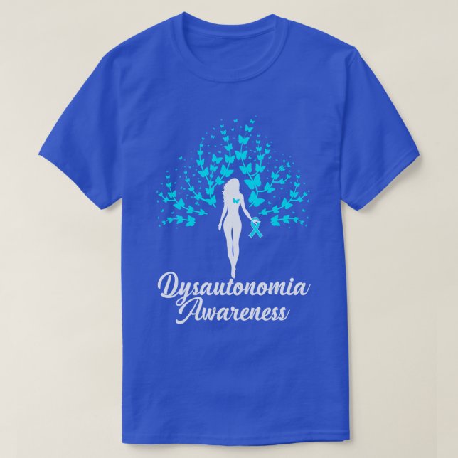 Dysautonomia Awareness Warrior Survivor T Shirt (Design framsida)