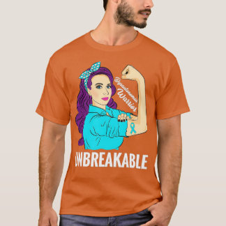 Dysautonomia Awareness Warrior Unbryable Support T Shirt