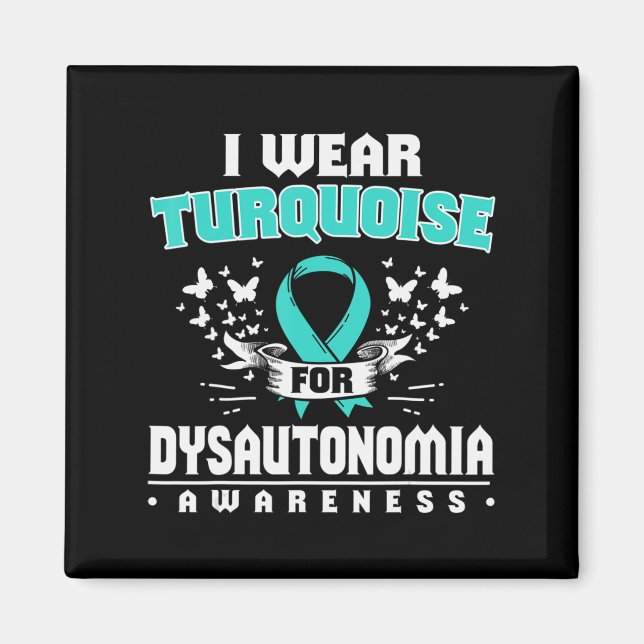 Dysautonomia Gift Autonomic Dysfunction Awareness Magnet (Framsidan)