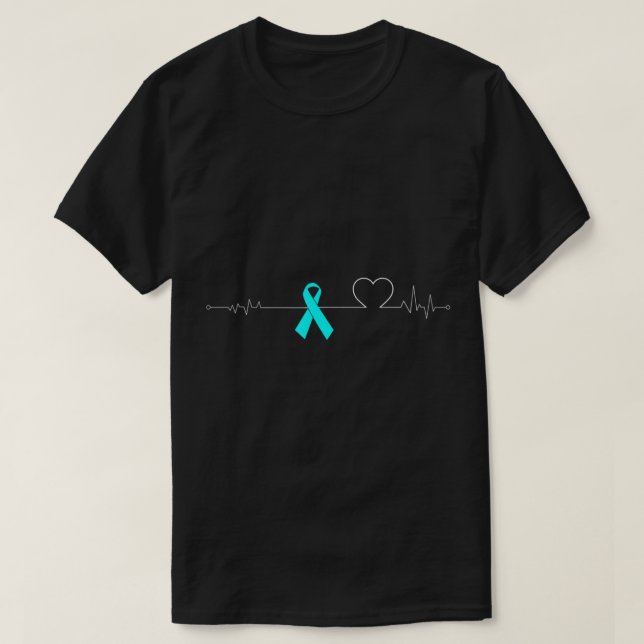 Dysautonomia Heartbeat Pulse EKG NCS Strong POTS M T Shirt (Design framsida)