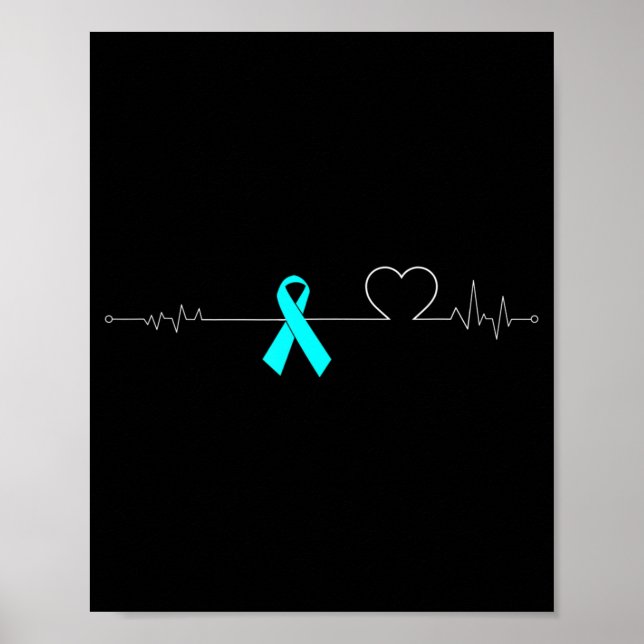 Dysautonomia Heartslag Pulse EKG NCS Strong POTS m Poster (Framsidan)