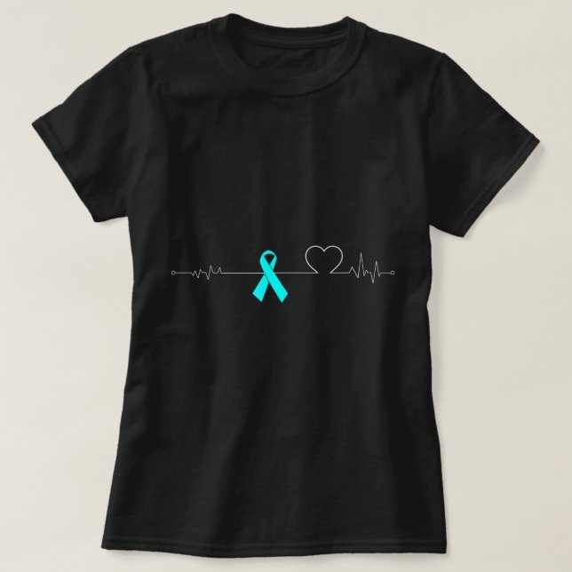 Dysautonomia Heartslag Pulse EKG NCS Strong POTS m T Shirt (Design framsida)