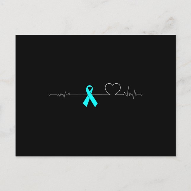 Dysautonomia Heartslag Pulse EKG NCS Strong POTS m Vykort (Framsida)