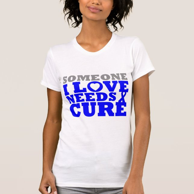 Dysautonomia någon älskar jag behov en bot tee shirt (Framsida)