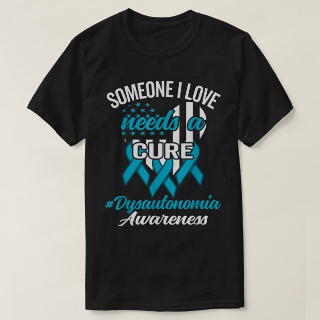 Dysautonomia POTS Awareness T Shirt (Design framsida)