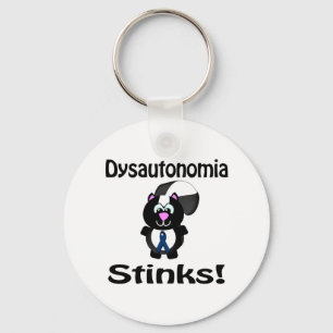Dysautonomia Stinks Skunk Awareness Design Nyckelring