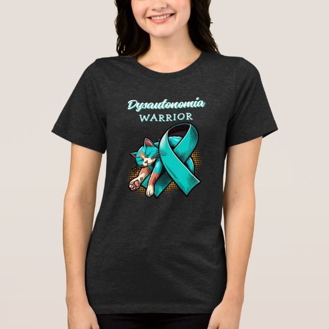 Dysautonomia Warrior | POTS-menyfliksområdet och S T Shirt (Framsida)