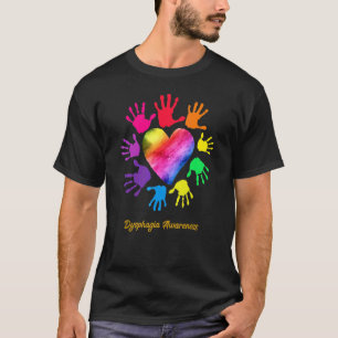 Dysfagi Medvetenhet Händer Dysfagi T Shirt