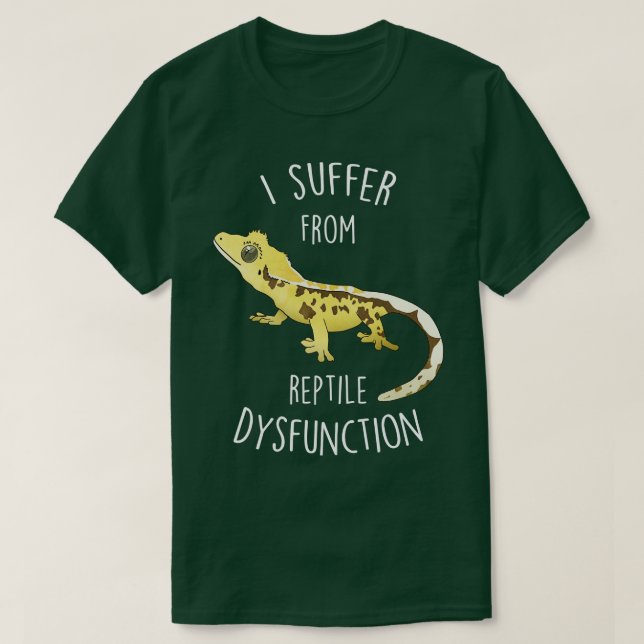 Dysfunktion för brottad Gecko-reptil 1 T Shirt (Design framsida)