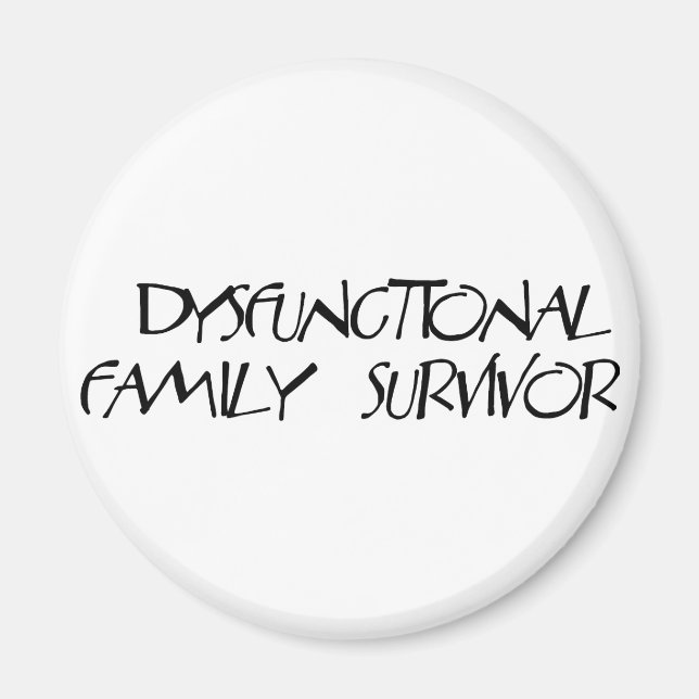 Dysfunktionell familj magnet (Framsidan)