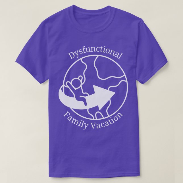 Dysfunktionell familjevacering t shirt (Design framsida)