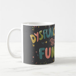 Dysfunktionell men rolig kaffemugg