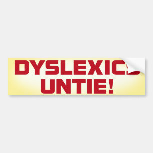 Dyslektiker knäcker dekal