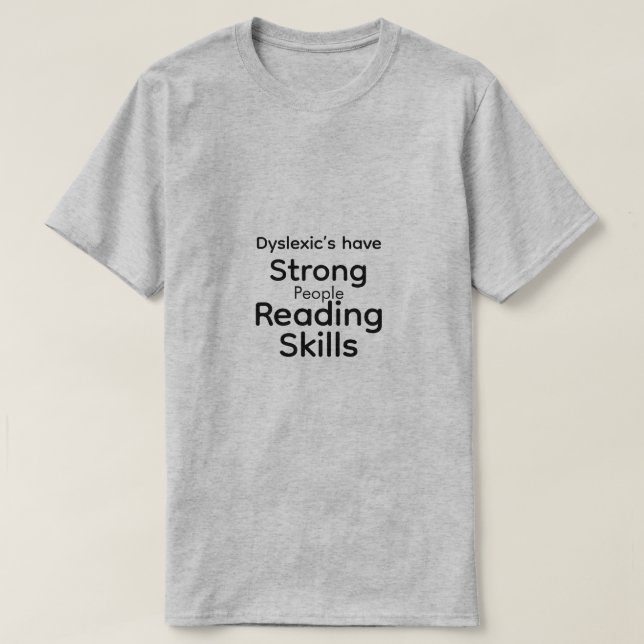Dyslektisk T-Shirt Empati (Design framsida)