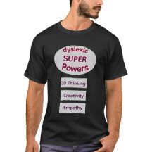 Dyslektiska superkrafter T-shirt