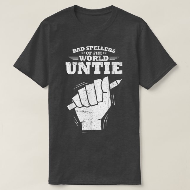 Dyslexi är Teopo Dyslexia ADHD T Shirt (Design framsida)