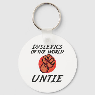 Dyslexi av World Untie Funny Dyslexia Gift Nyckelring