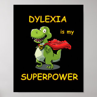dyslexi supermakt poster