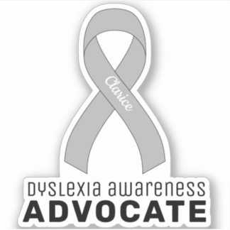Dyslexia Awareness Advocate Vinyl Sticker Klistermärken