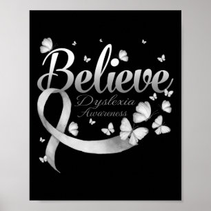 Dyslexia Awareness Butterfly Poster
