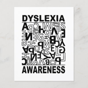 Dyslexia Awareness Dyslexia Teacher Studenter Flygblad
