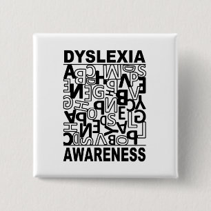Dyslexia Awareness Dyslexia Teacher Studenter Knapp