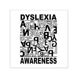 Dyslexia Awareness Dyslexia Teacher Studenter Självfärgande Stämpel