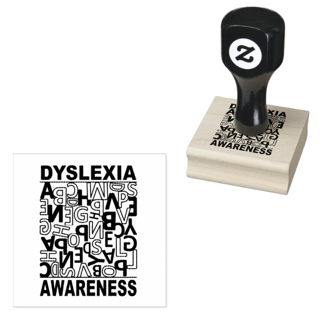 Dyslexia Awareness Dyslexia Teacher Studenter Stämpel (Stämplad)