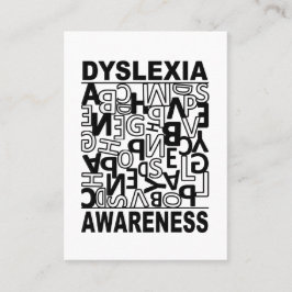 Dyslexia Awareness Dyslexia Teacher Studenter Visitkort