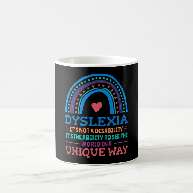 Dyslexia Awareness Dyslexic Kaffemugg (Center)