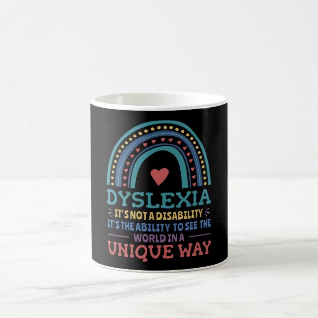 Dyslexia Awareness Dyslexic Kaffemugg (Center)