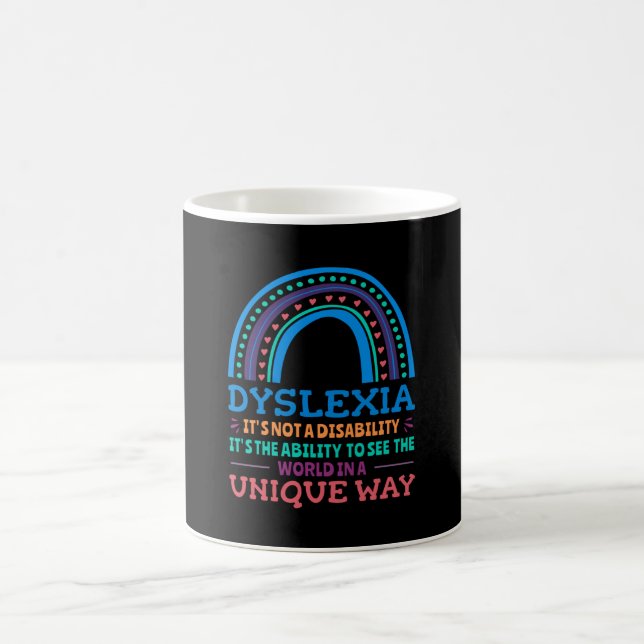 Dyslexia Awareness Dyslexic Kaffemugg (Center)