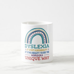 Dyslexia Awareness Dyslexic Kaffemugg