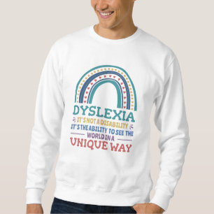 Dyslexia Awareness Dyslexic Lång Ärmad Tröja