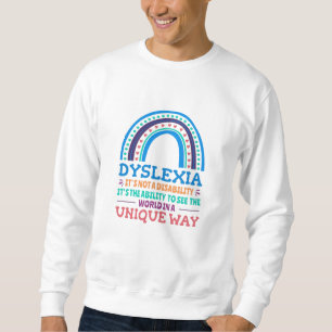 Dyslexia Awareness Dyslexic Lång Ärmad Tröja