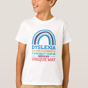 Dyslexia Awareness Dyslexic T Shirt