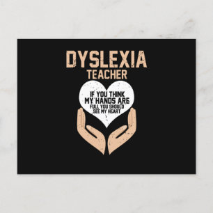 Dyslexia Awareness Månad, oktober Vykort