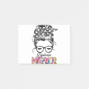Dyslexia Awareness Month Ribbon Gifts Post-it Block