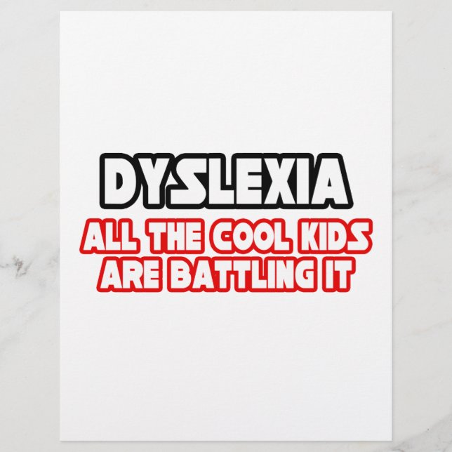 Dyslexia.. Coola barn (Framsida)