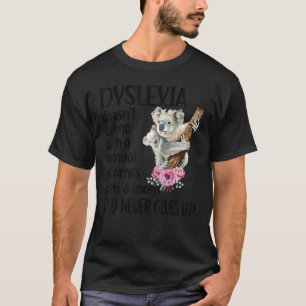 Dyslexia Komar inte med en handbok som kommer från T Shirt