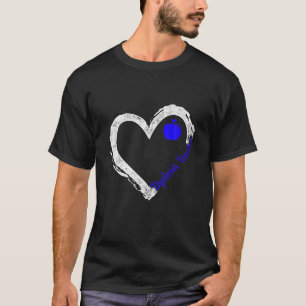 Dyslexia Lärarbehandling Hjärtdyslexi Behandling T Shirt