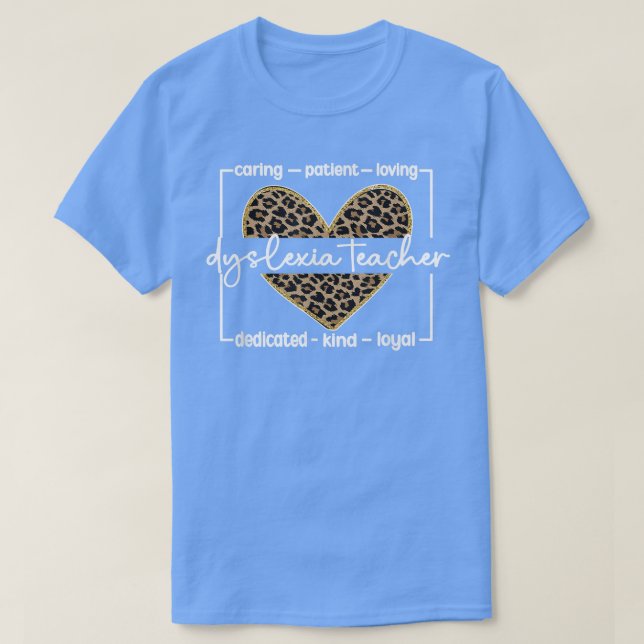 Dyslexia Lärare Dyslexic terapi Dyslexia Teachin T Shirt (Design framsida)