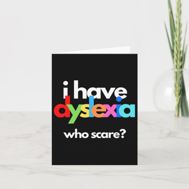 Dyslexia Medvetenhet Månadsvecka Dyslexikbehandlin Kort (Framsida)