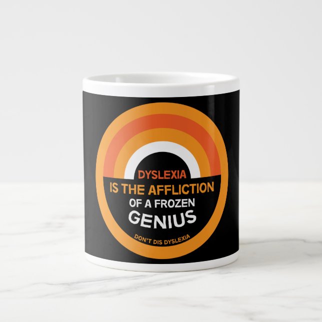 Dyslexia Medvetenhet | Stöd | Dyslexiska gåvor frå Jumbo Mugg (Framsidan)