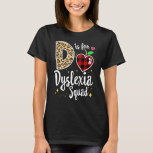 Dyslexia Squad Therapist Dyslexia Specialist Readi T Shirt
