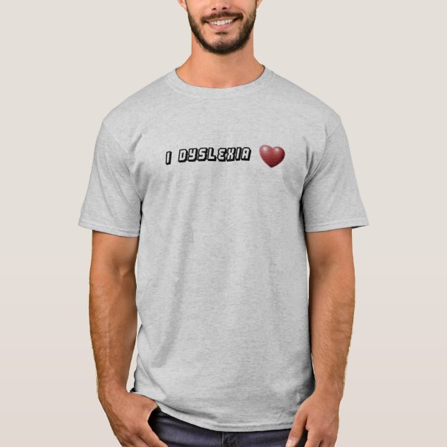 dyslexia t-shirt (Framsida)