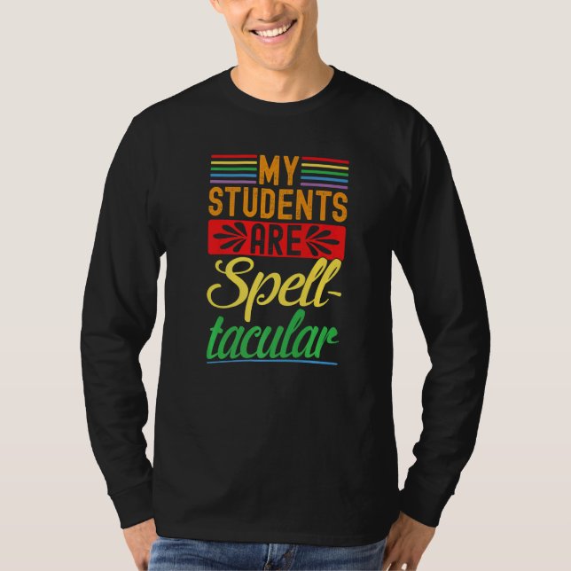 Dyslexia Teacher Awareness Dyslexic Reading Therap T Shirt (Framsida)