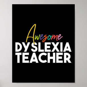 Dyslexia Teacher Poster