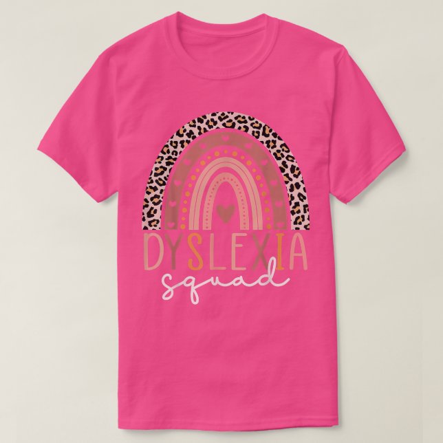 Dyslexia Teacher Squad, Reading Teacher, Dyslexia T Shirt (Design framsida)